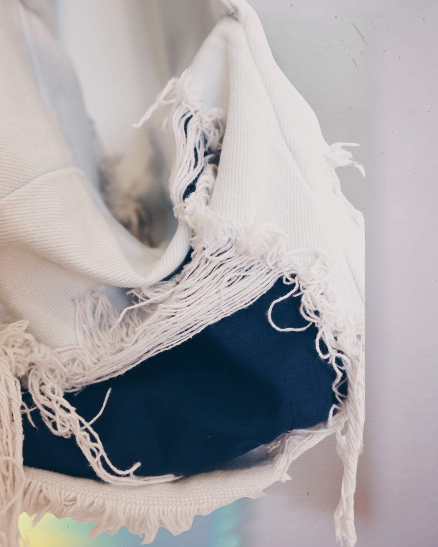 Distressed Dumpling Bag