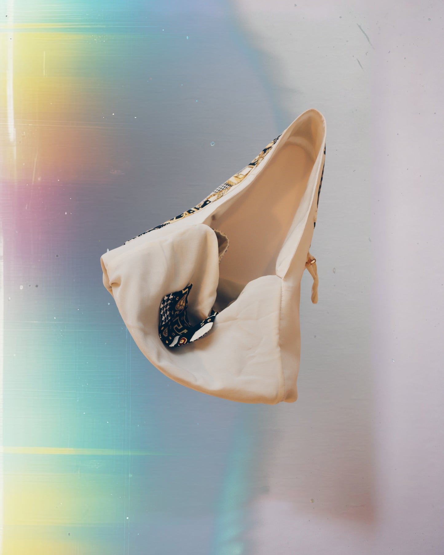 White Tectonic Dumpling Bag