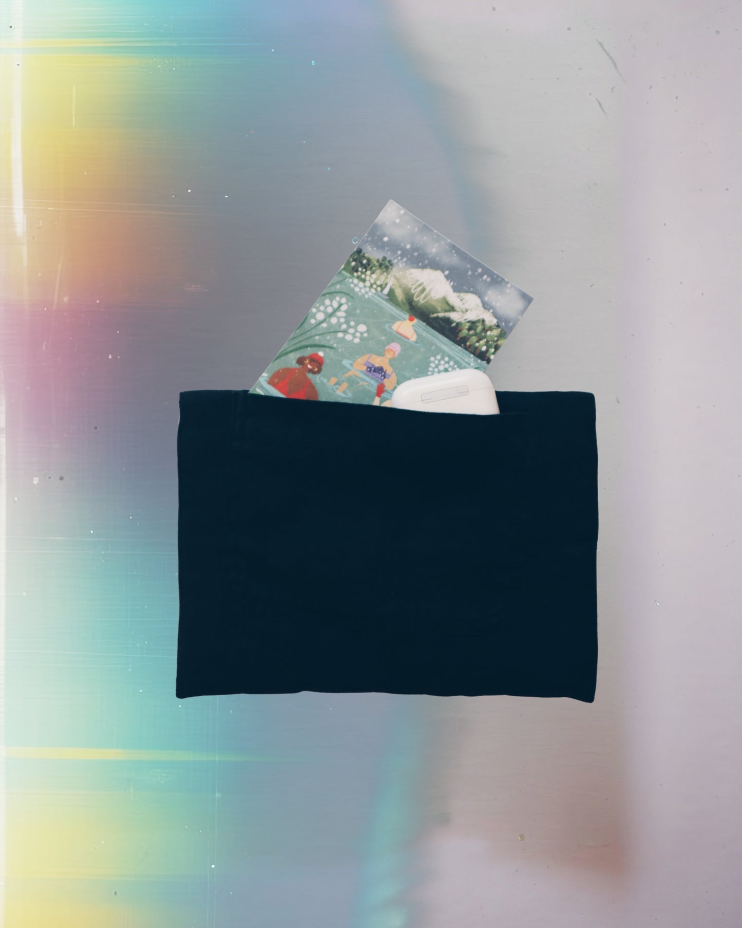 Purple Slate Envelope Clutch