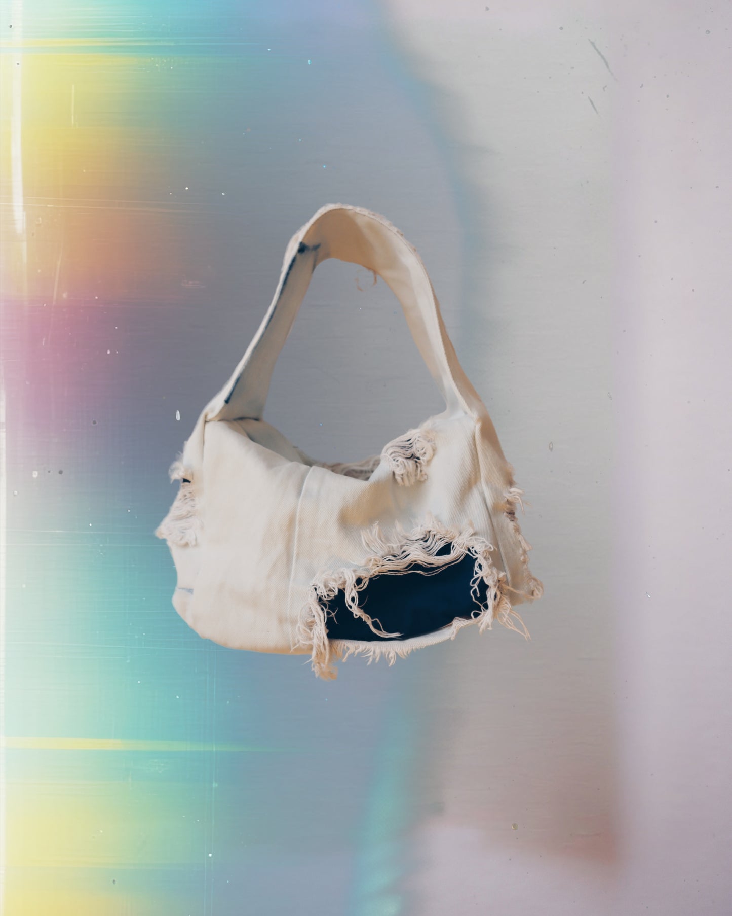 Distressed Dumpling Bag