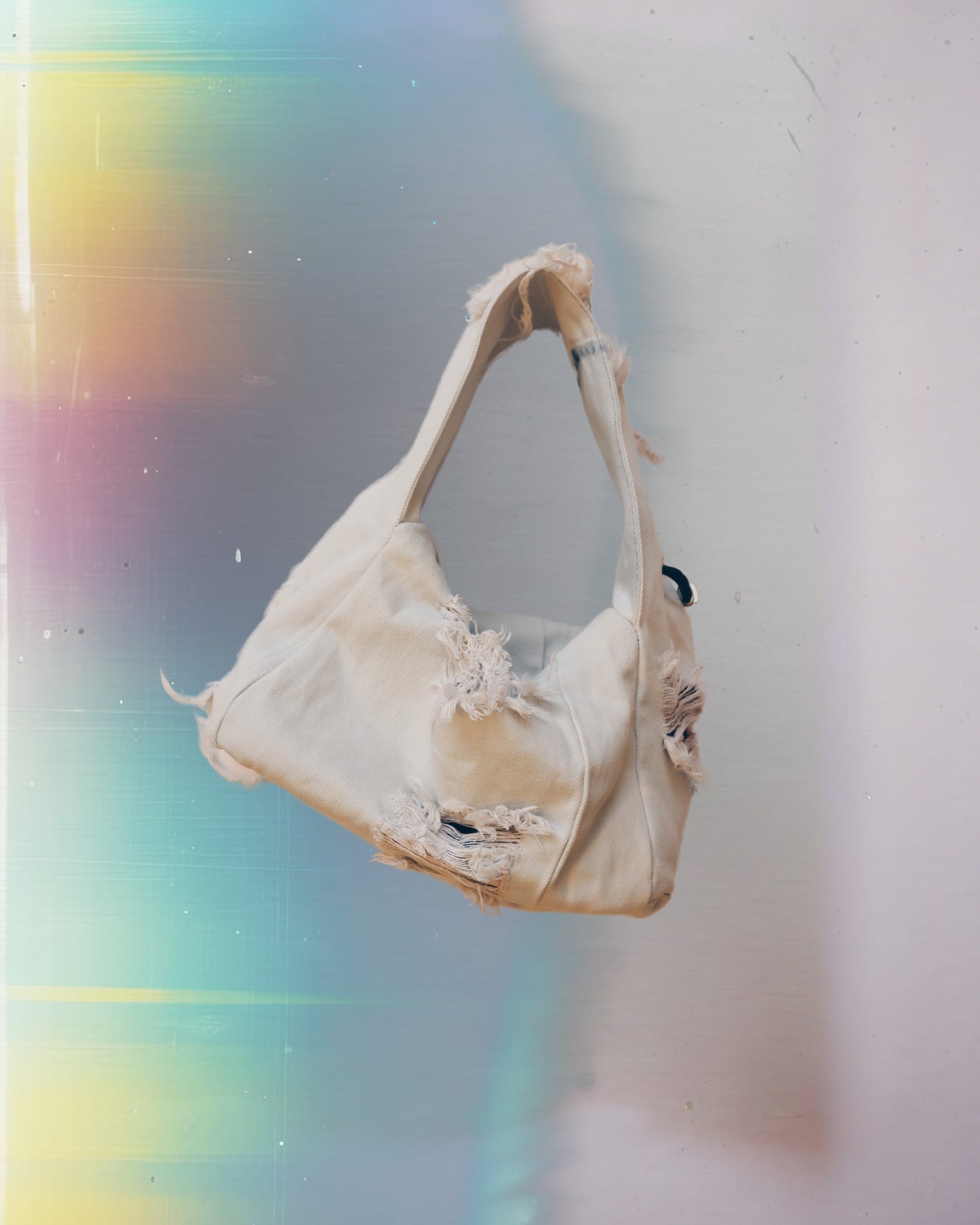 Distressed Dumpling Bag