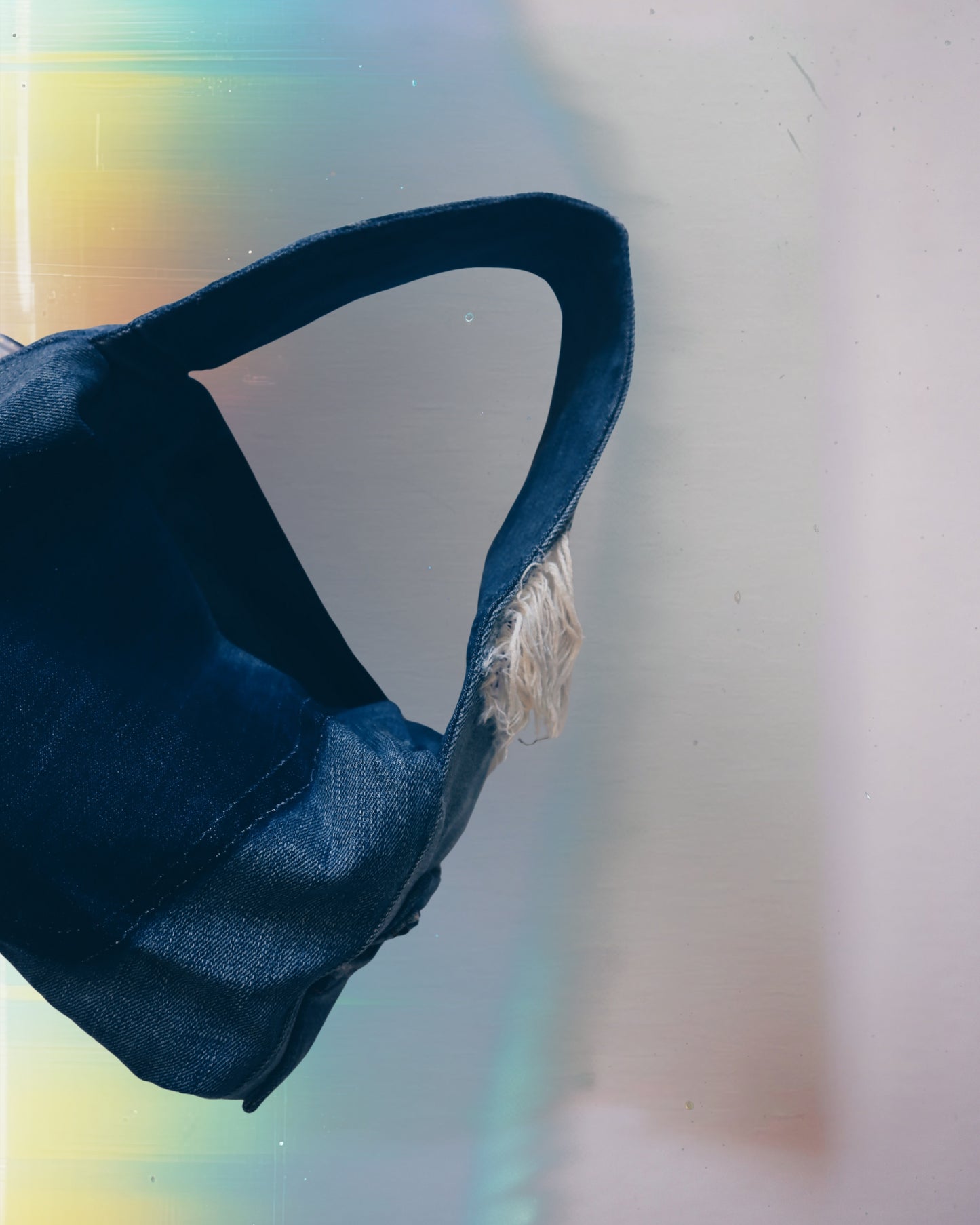 Midnight Distressed Dumpling Bag