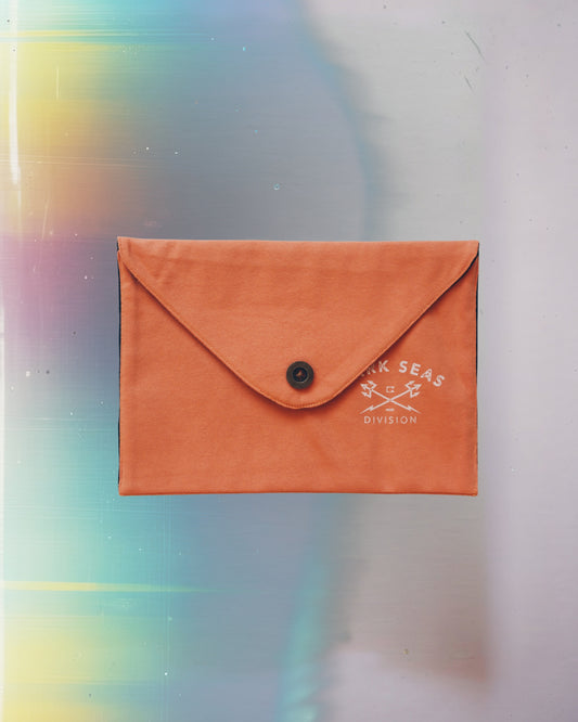 Peach Division Envelope Clutch