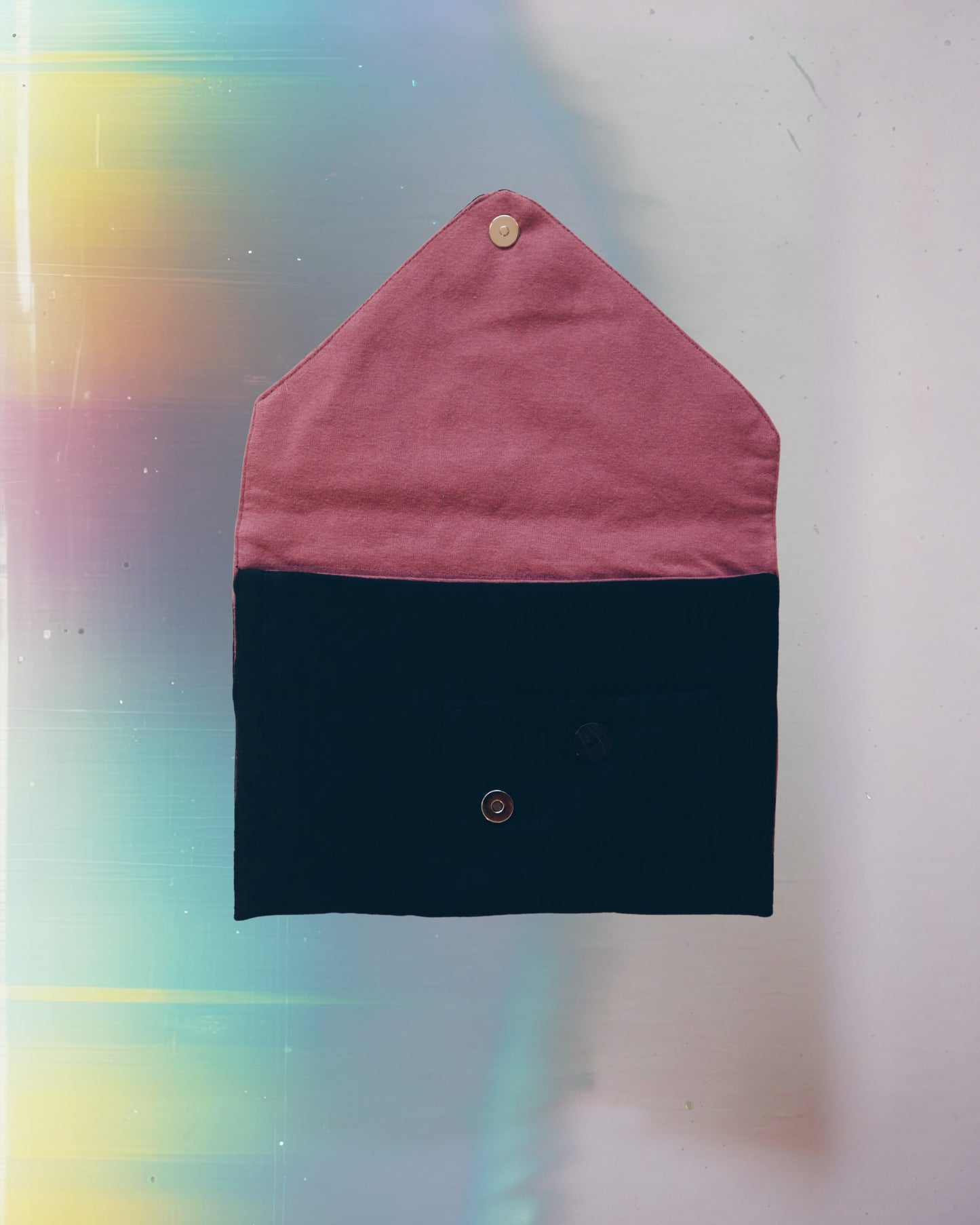 Purple Slate Envelope Clutch