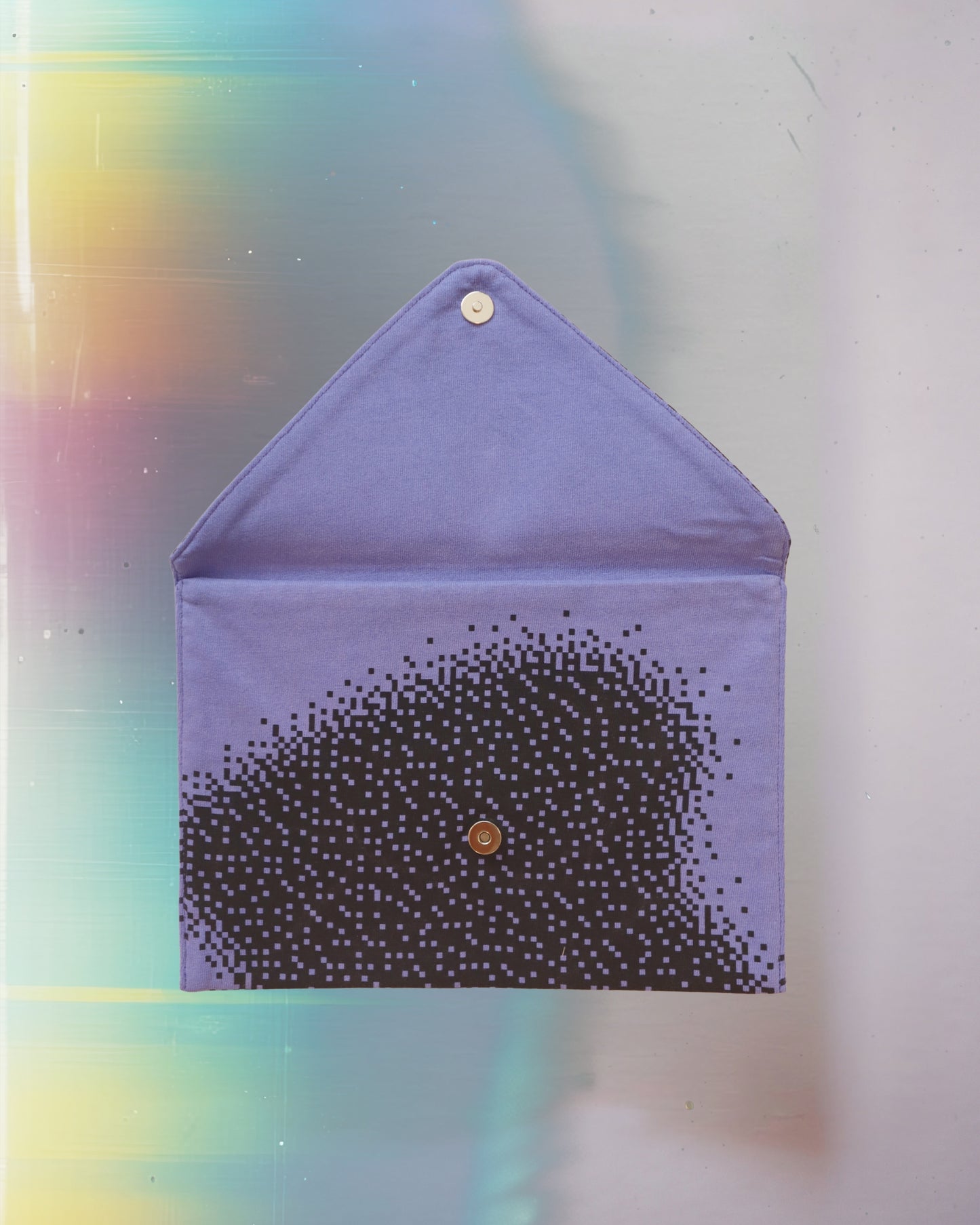 Purple Rain Envelope Clutch