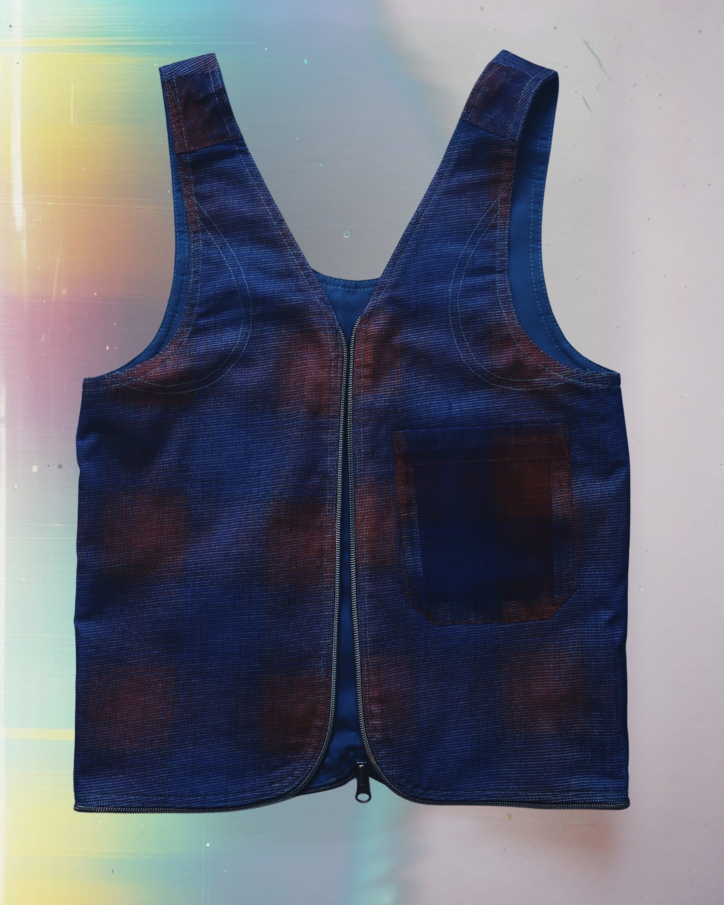 Disco Blue Vest Bag