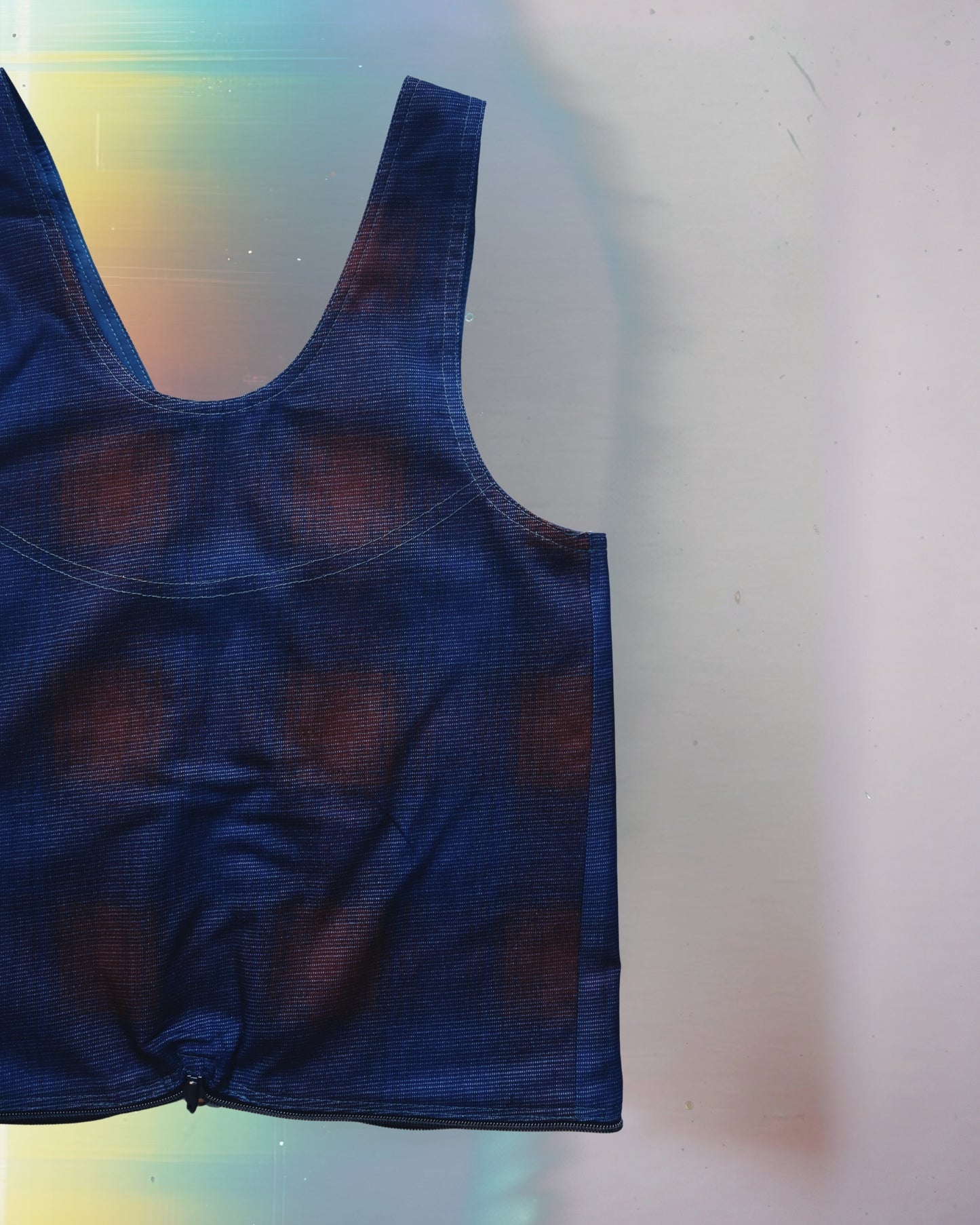 Disco Blue Vest Bag