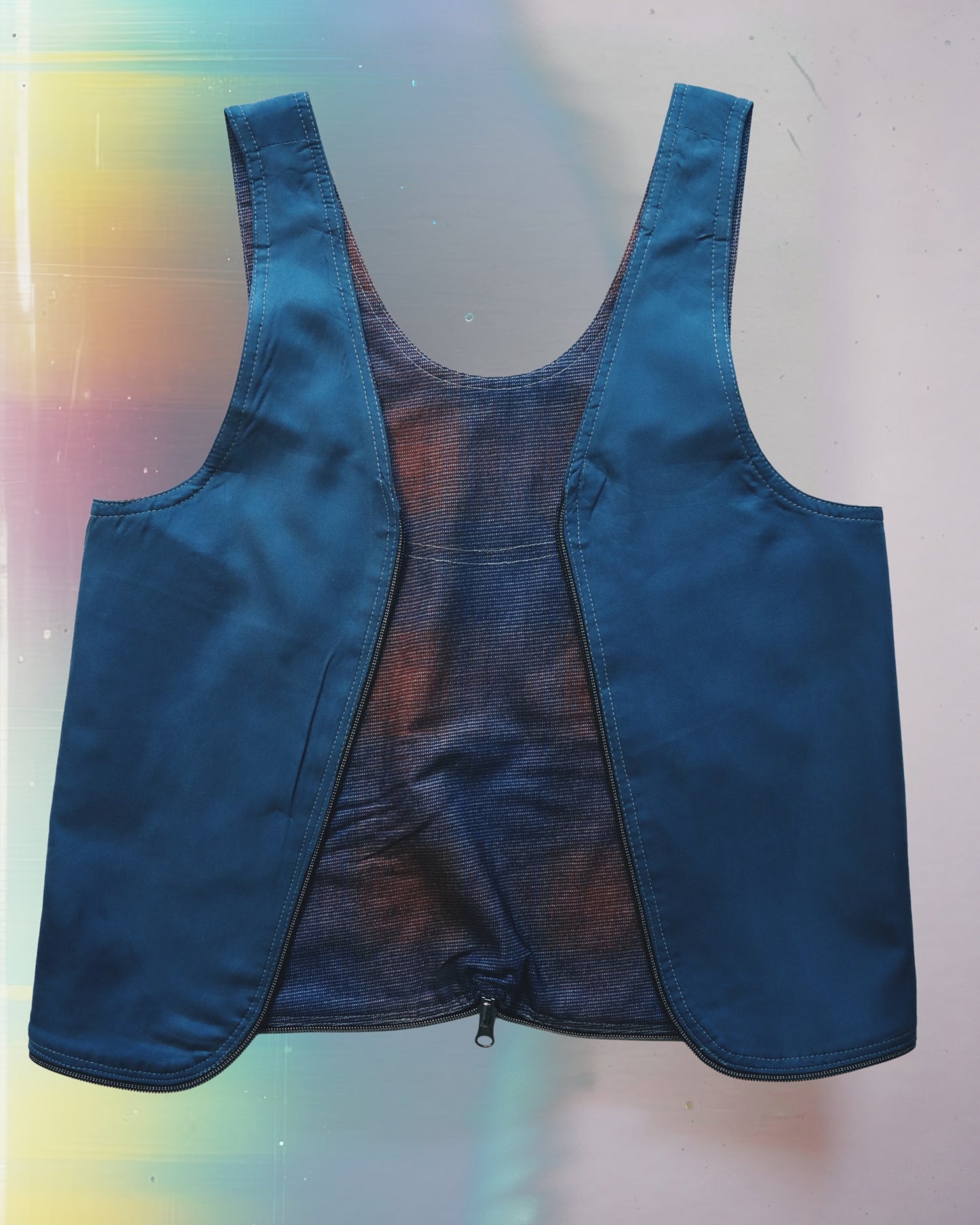 Disco Blue Vest Bag