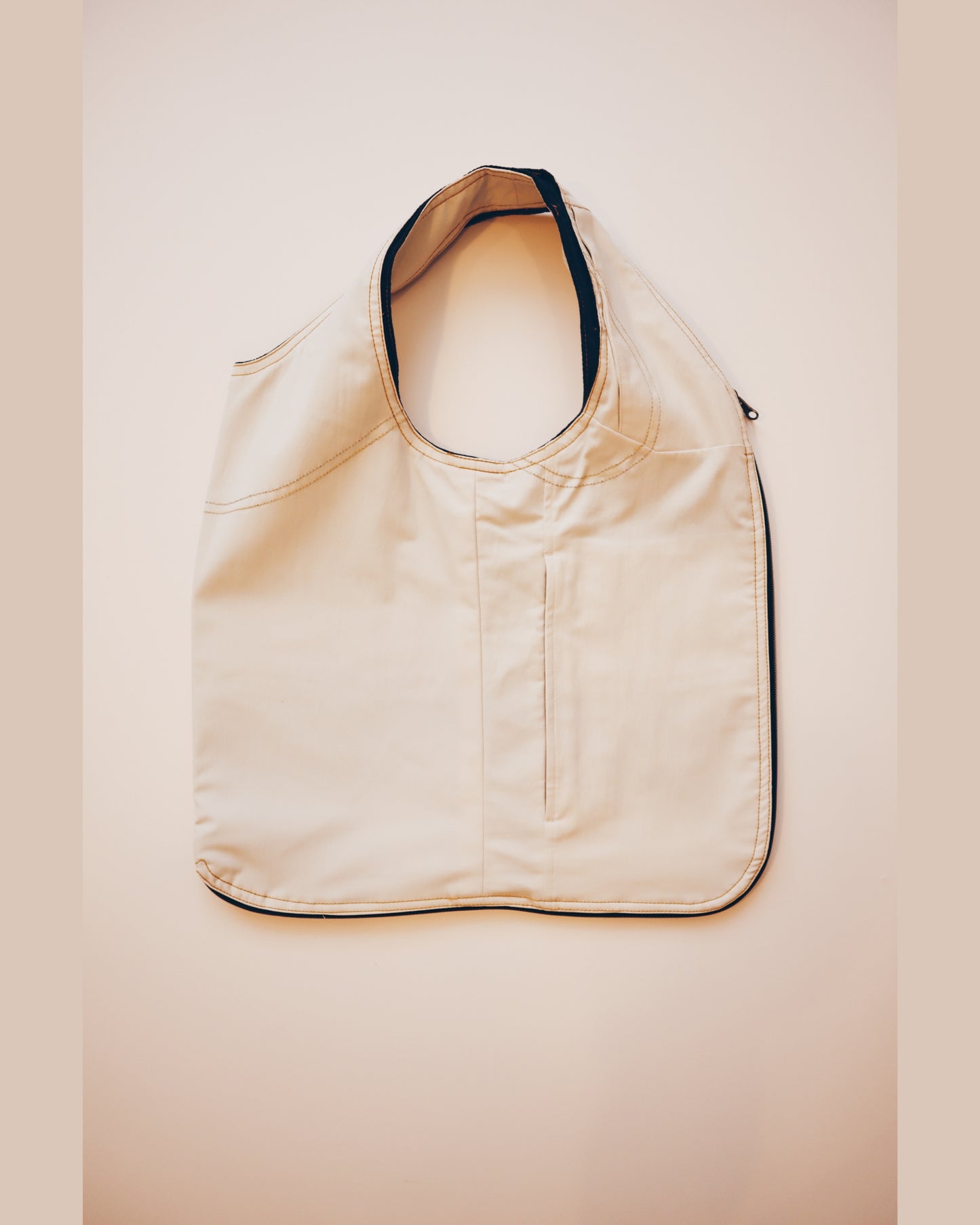 White Steel Vest Bag