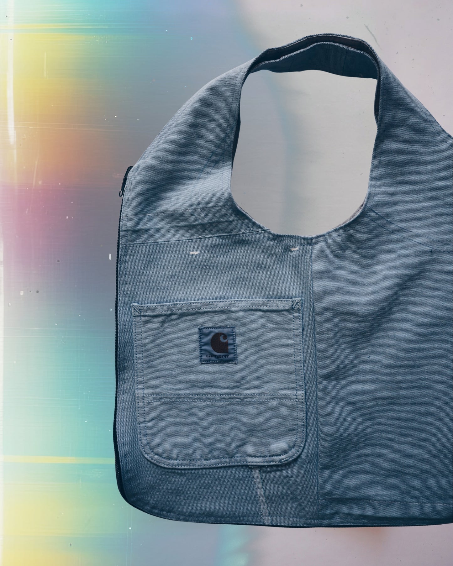 Baby Blue Vest Bag