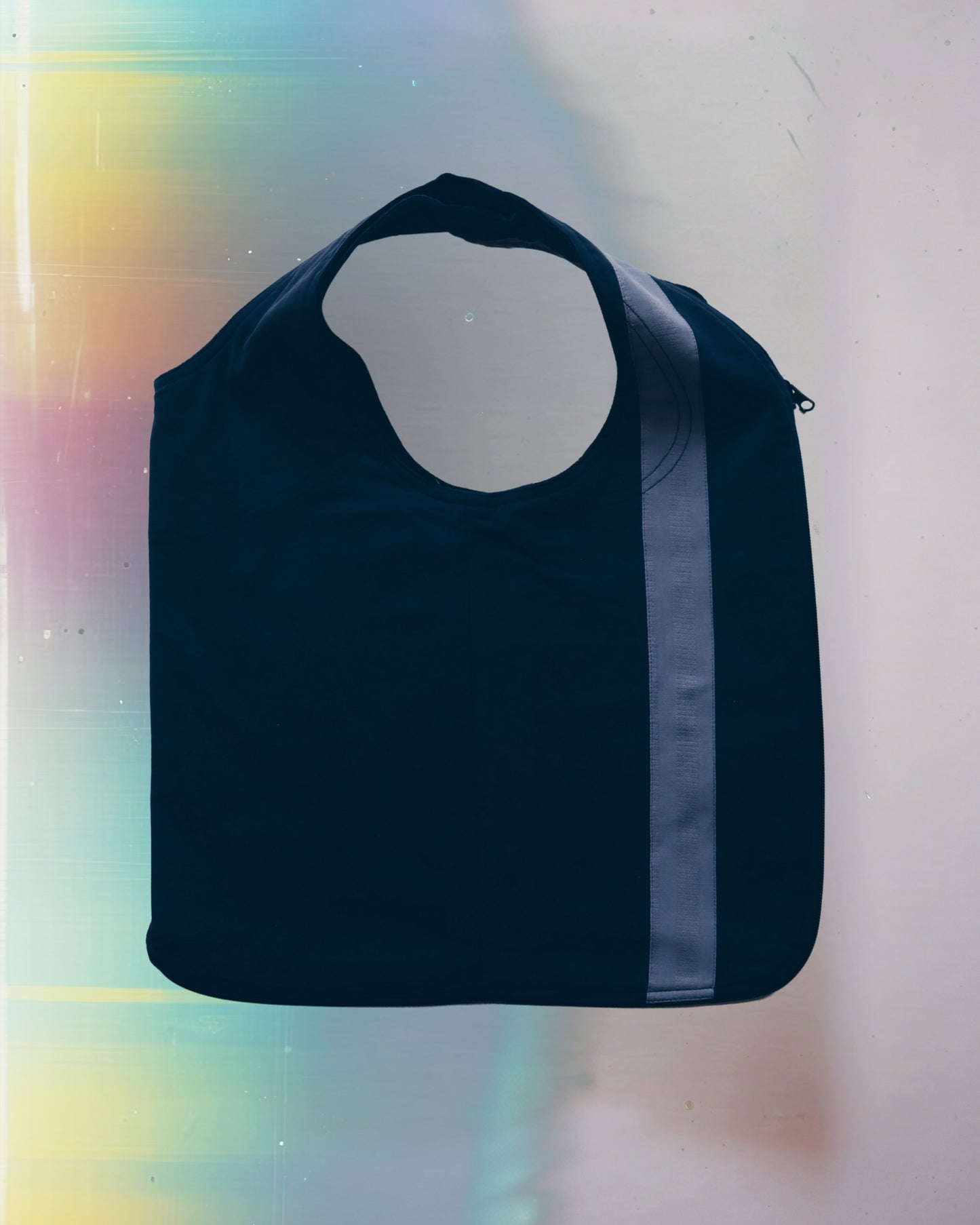 Blue Stripe Vest Bag