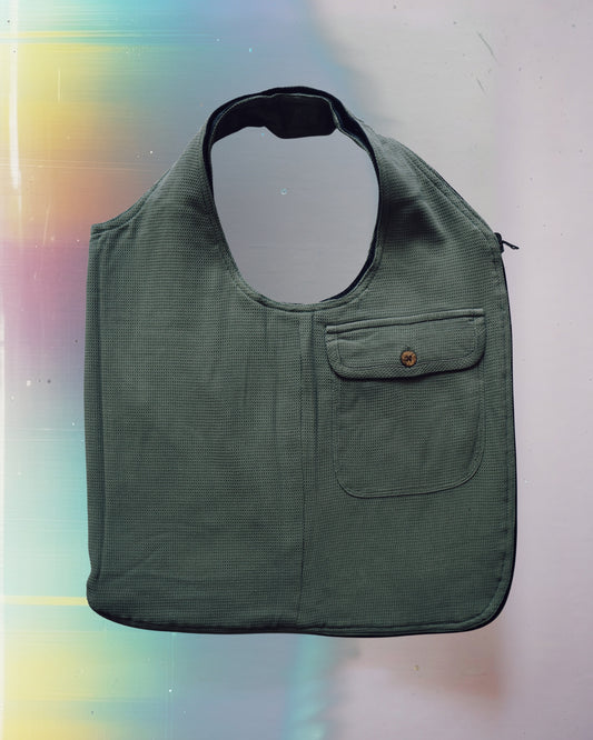 Olive Vest Bag