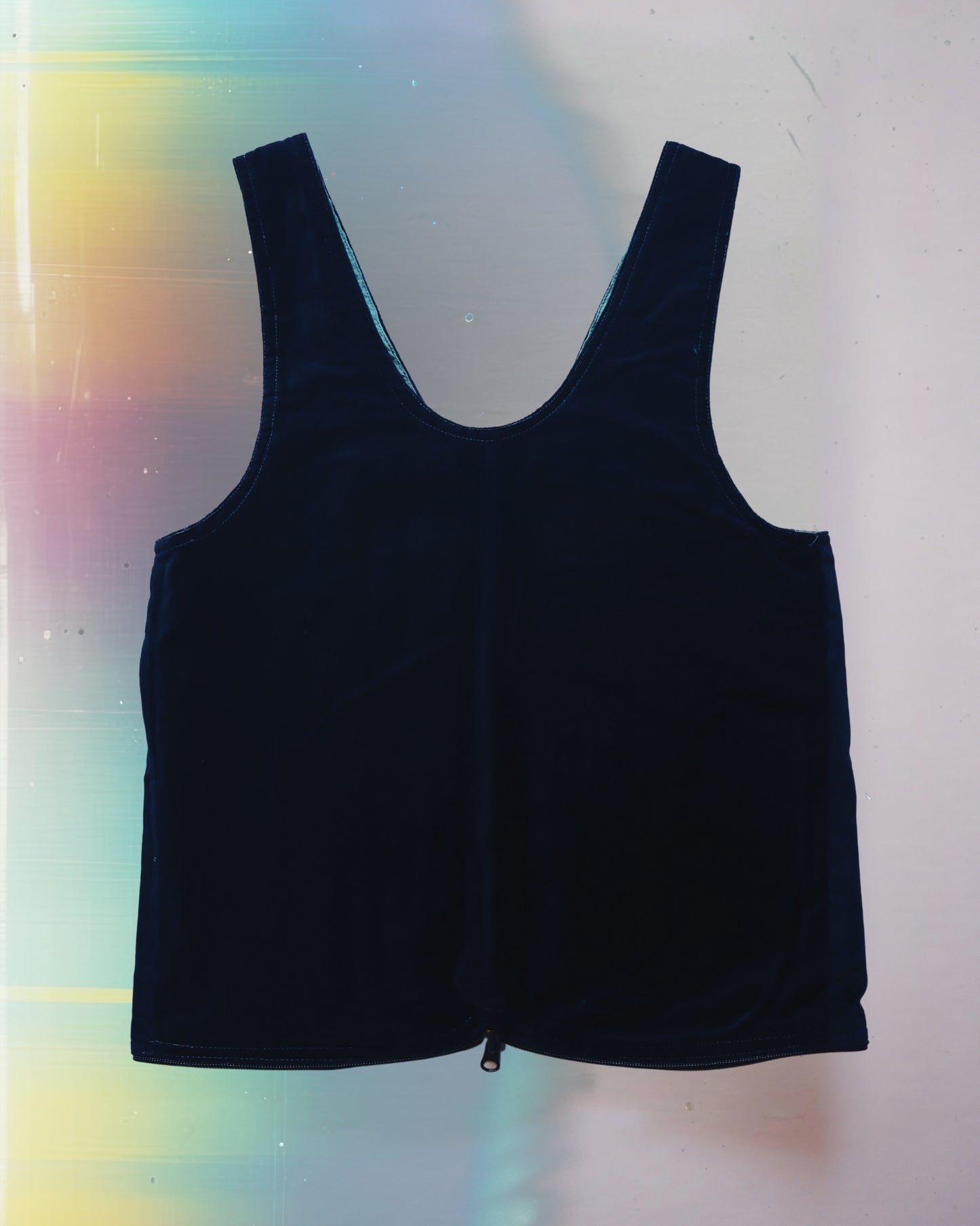 Green Floral Vest Bag