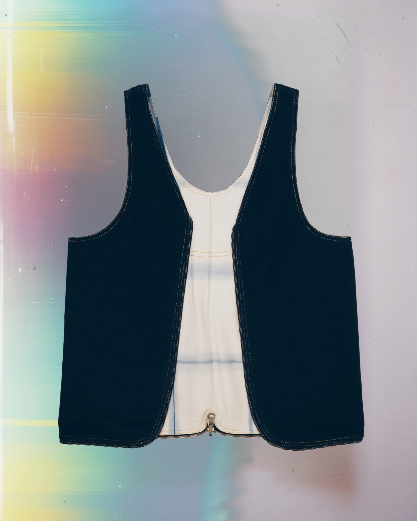 Blue Yellow Vest Bag