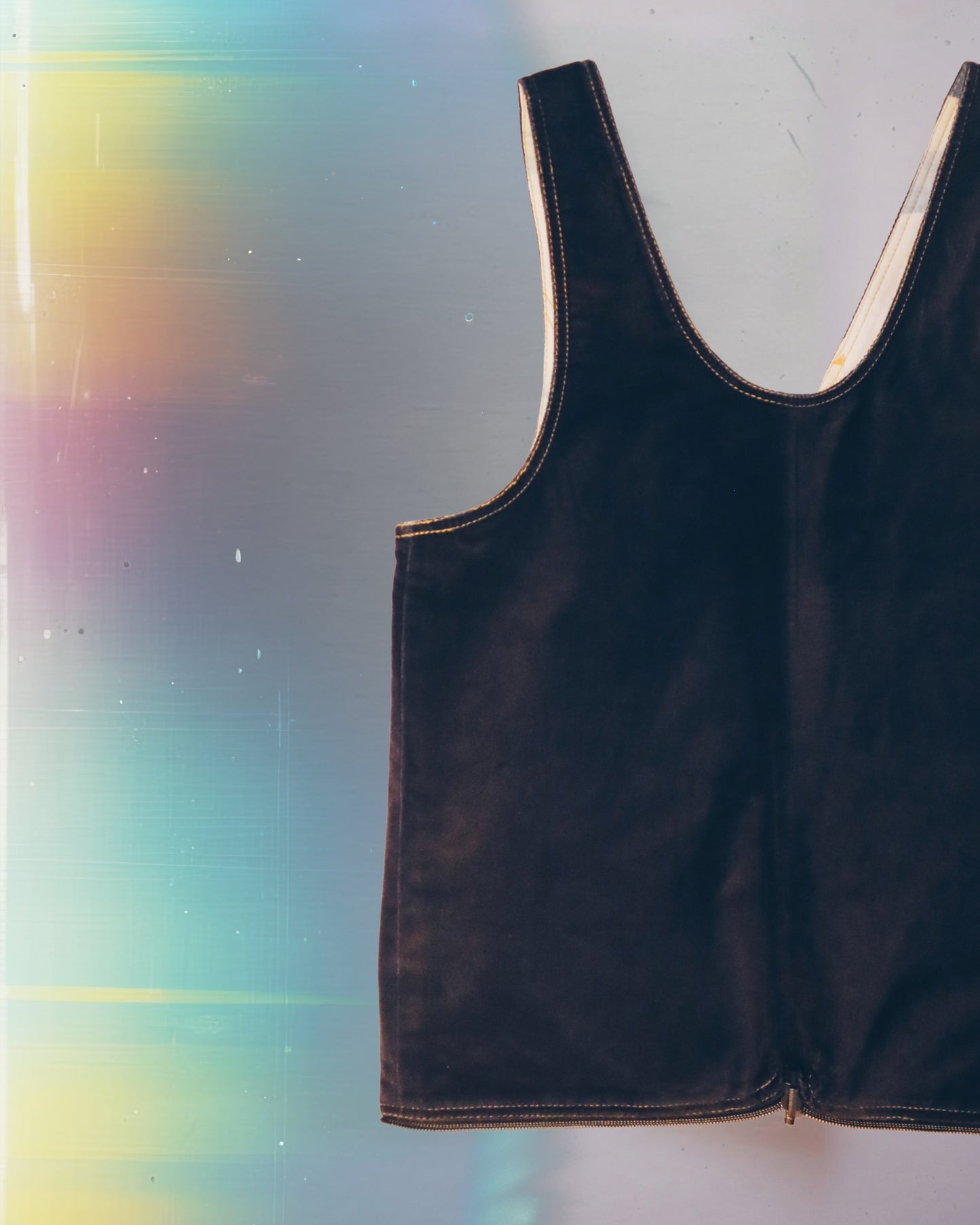 Blue Yellow Vest Bag