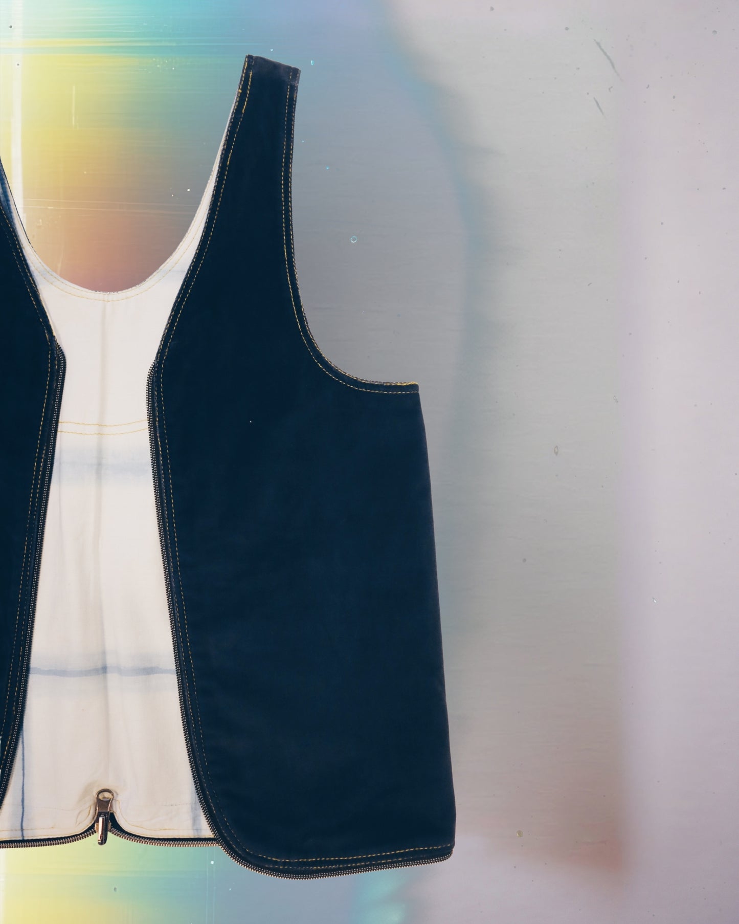 Blue Yellow Vest Bag