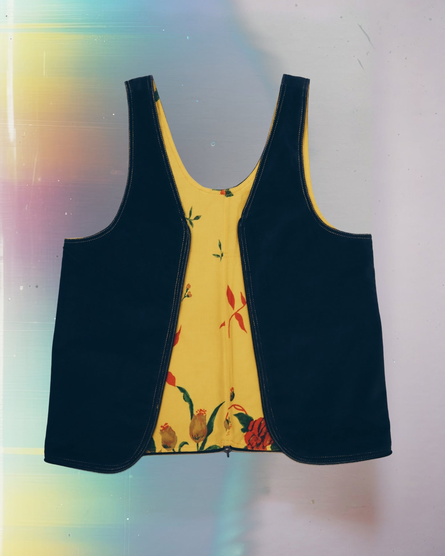 Sunshine Button Vest Bag