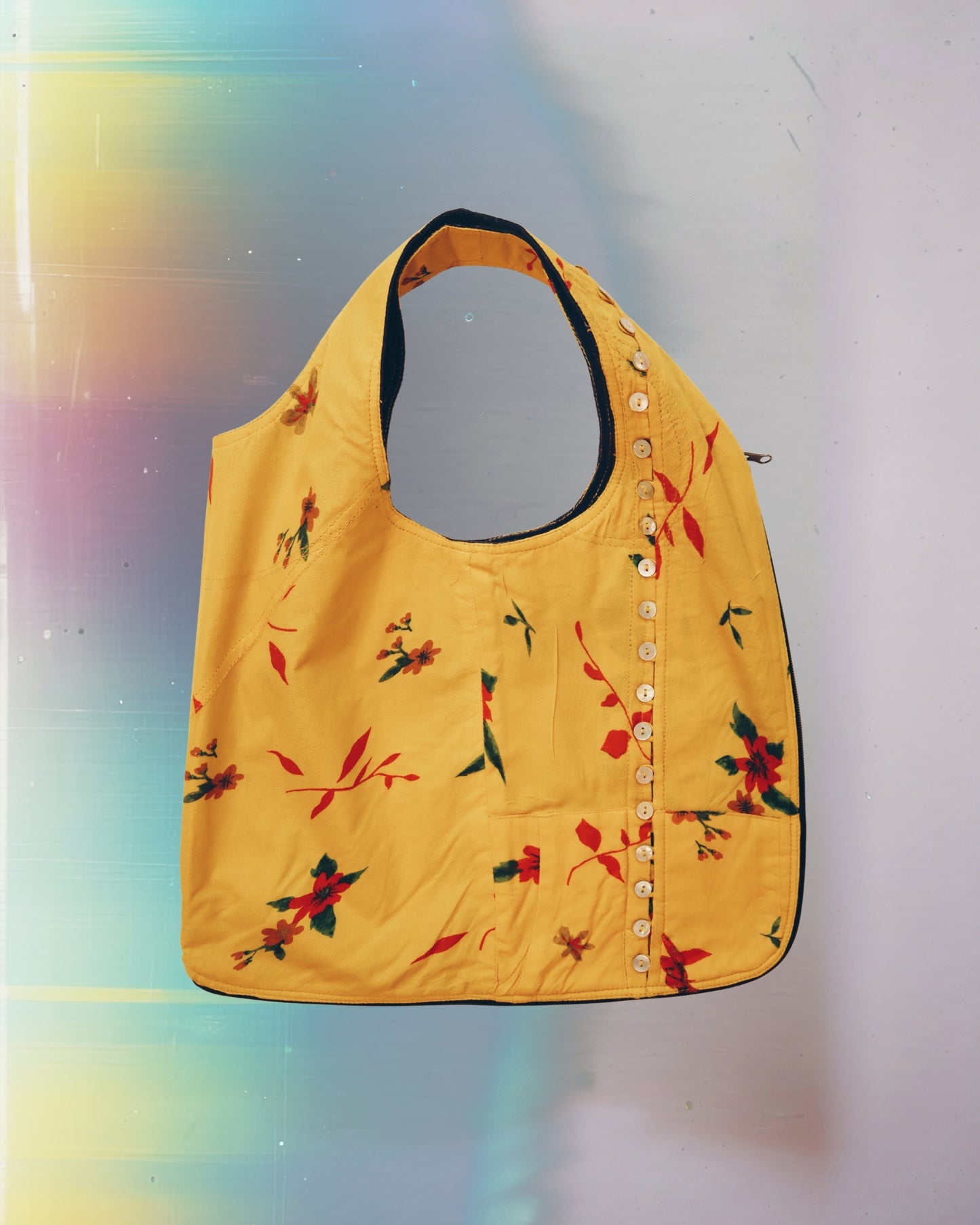 Sunshine Button Vest Bag