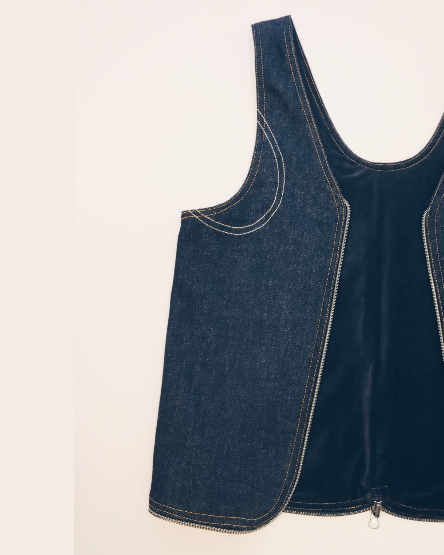 Blackout Denim Vest Bag