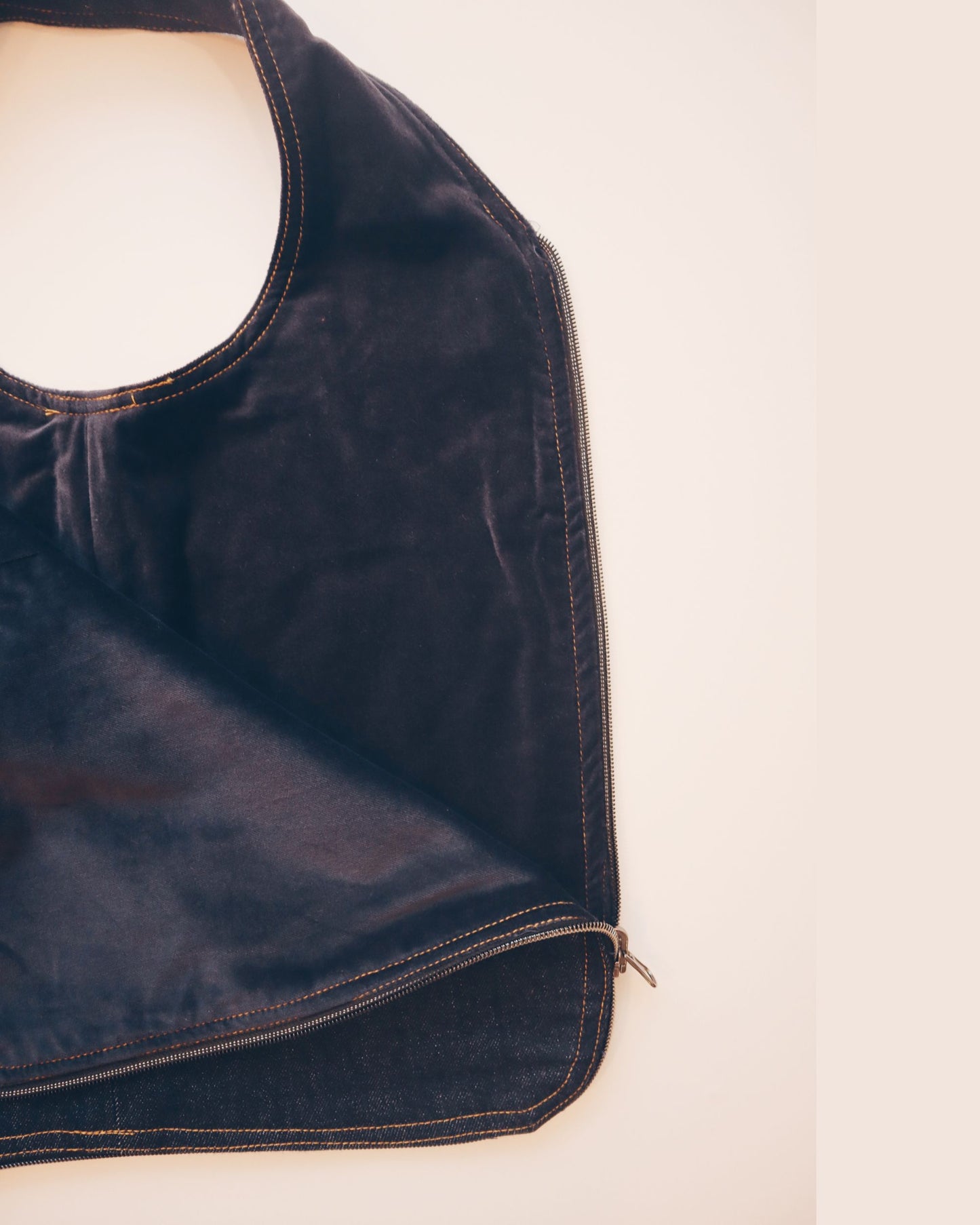 Blackout Denim Vest Bag