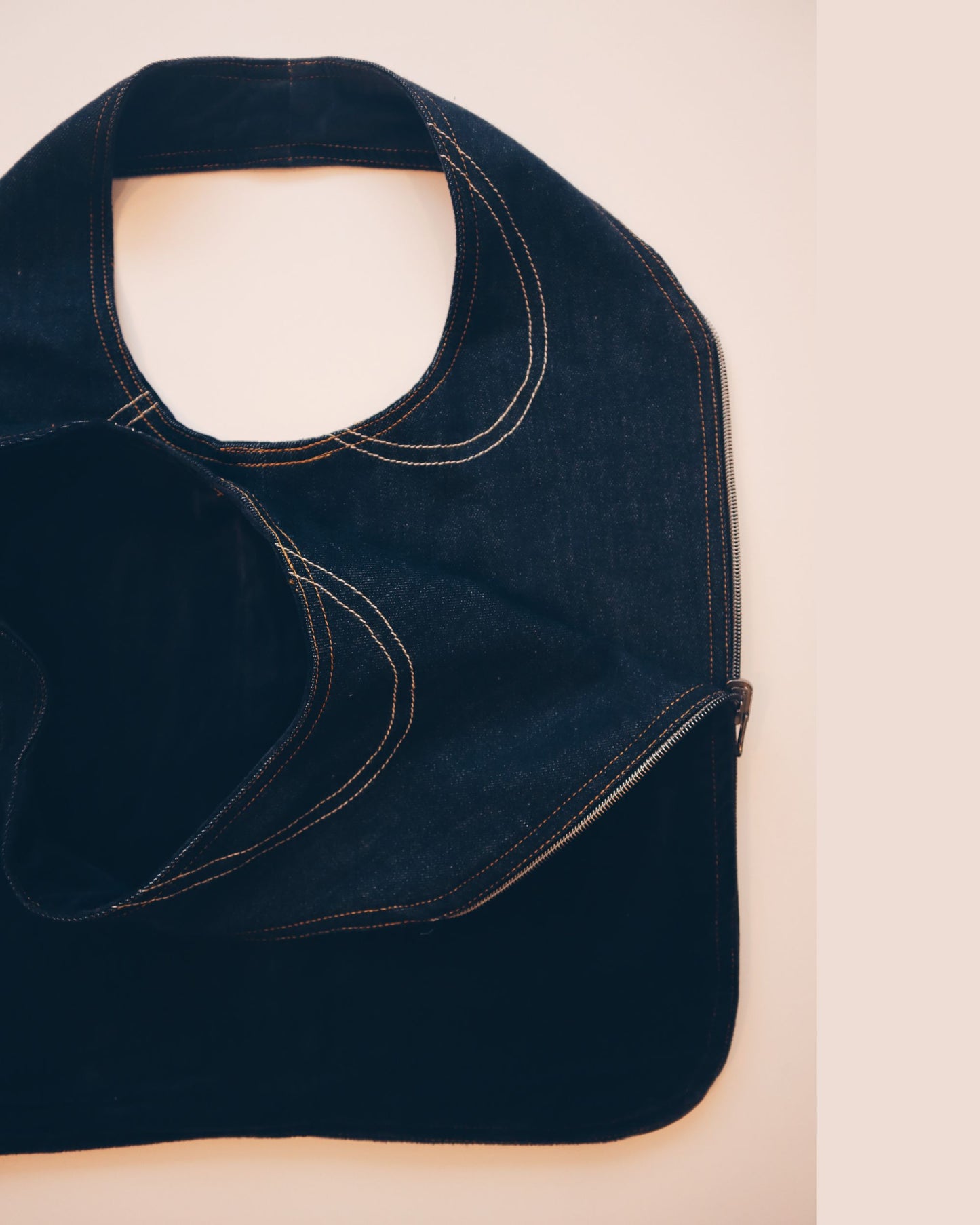 Blackout Denim Vest Bag