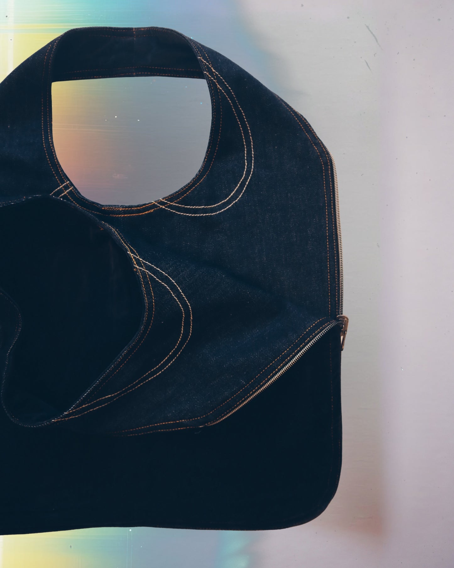 Blackout Denim Vest Bag