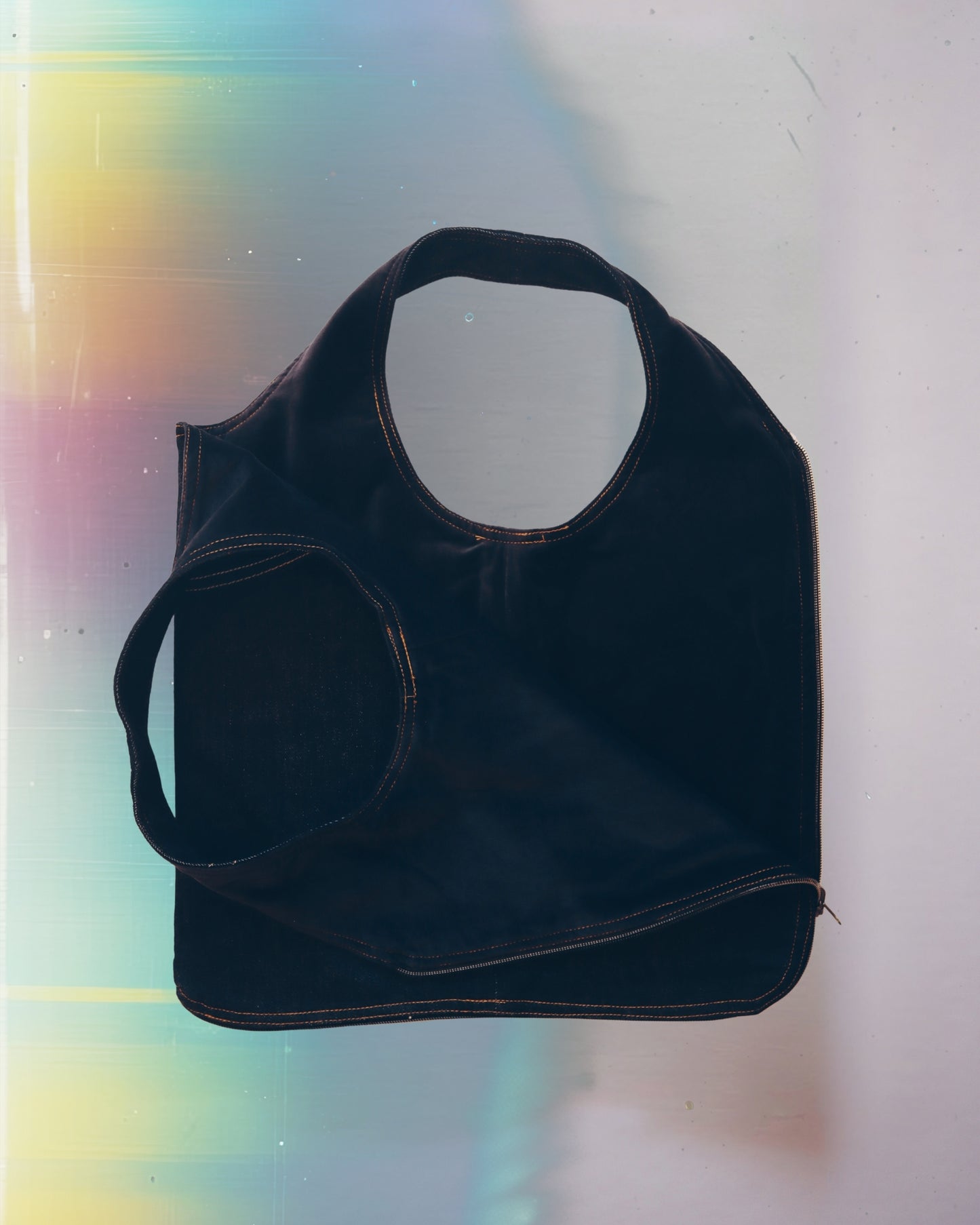 Blackout Denim Vest Bag