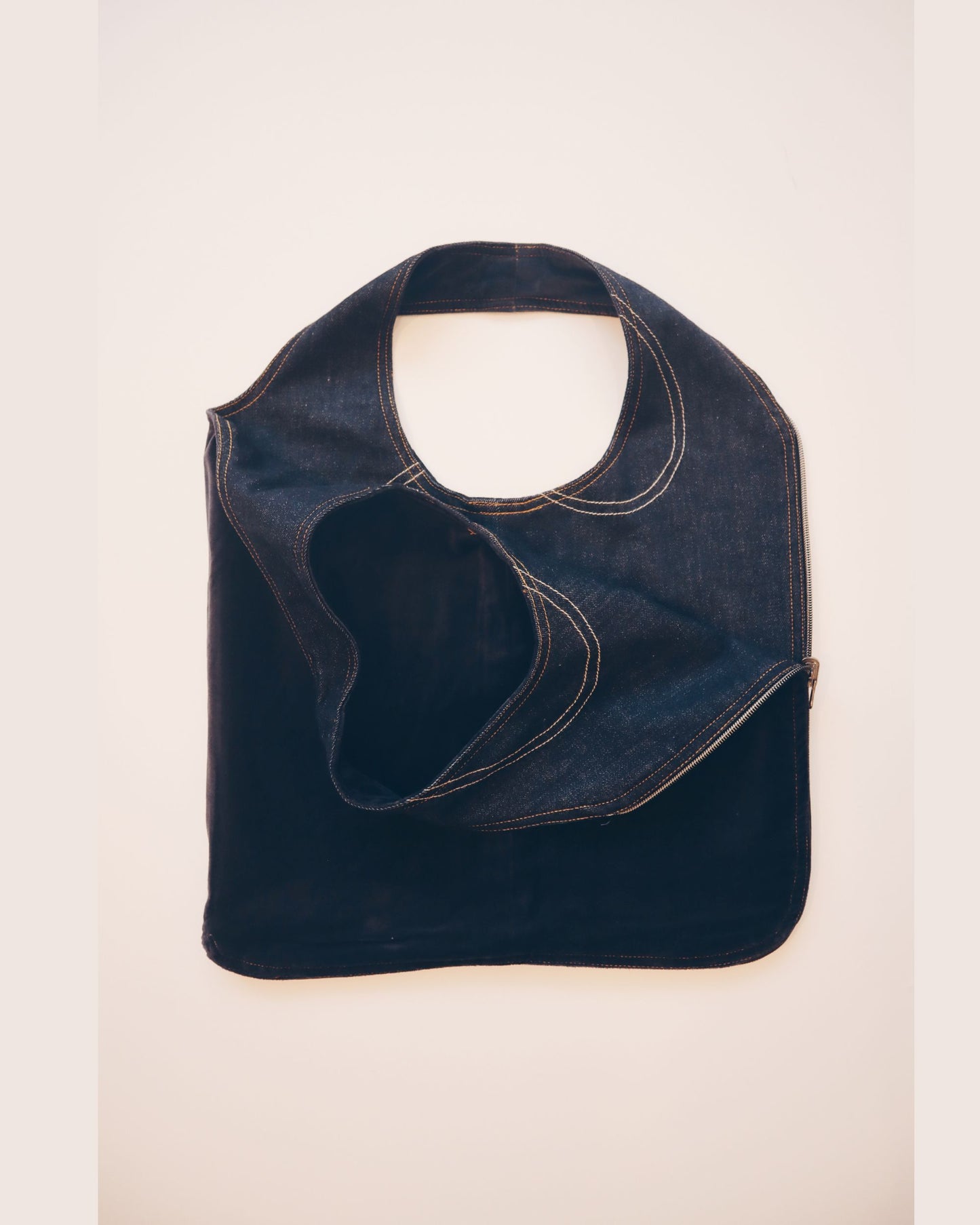 Blackout Denim Vest Bag