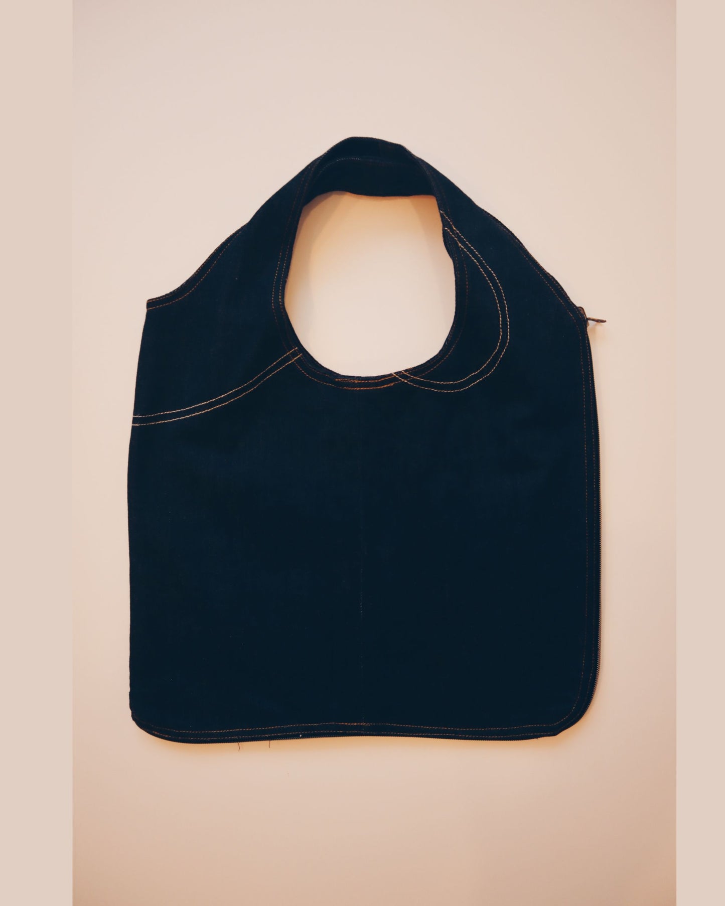 Blackout Denim Vest Bag