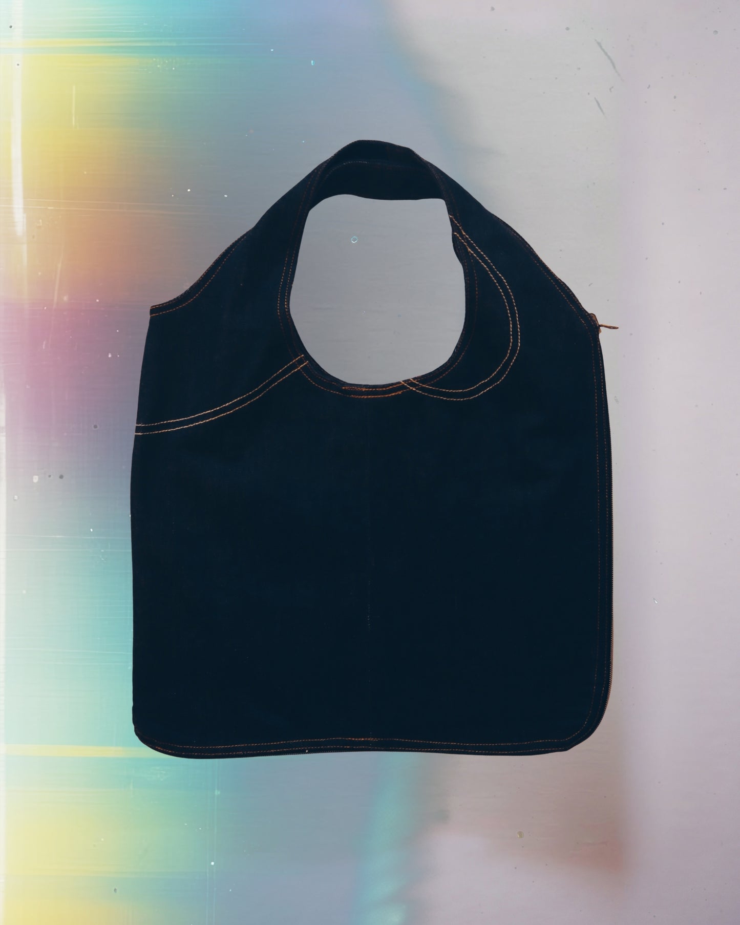 Blackout Denim Vest Bag