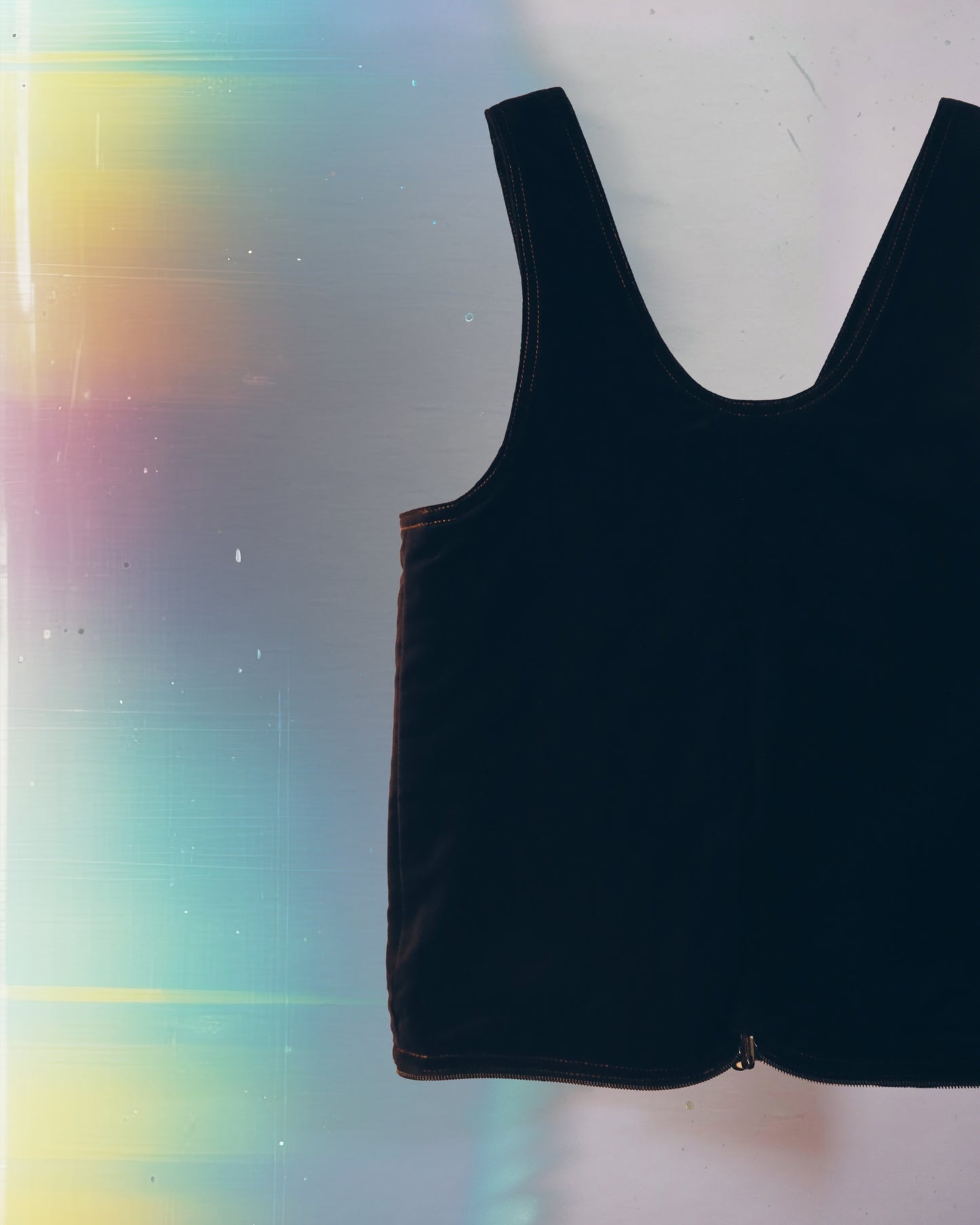 Blackout Denim Vest Bag