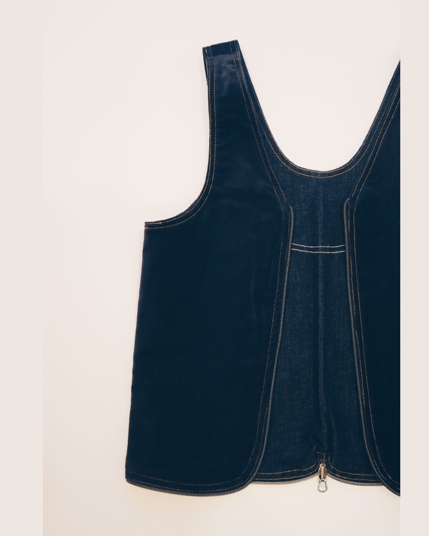 Blackout Denim Vest Bag