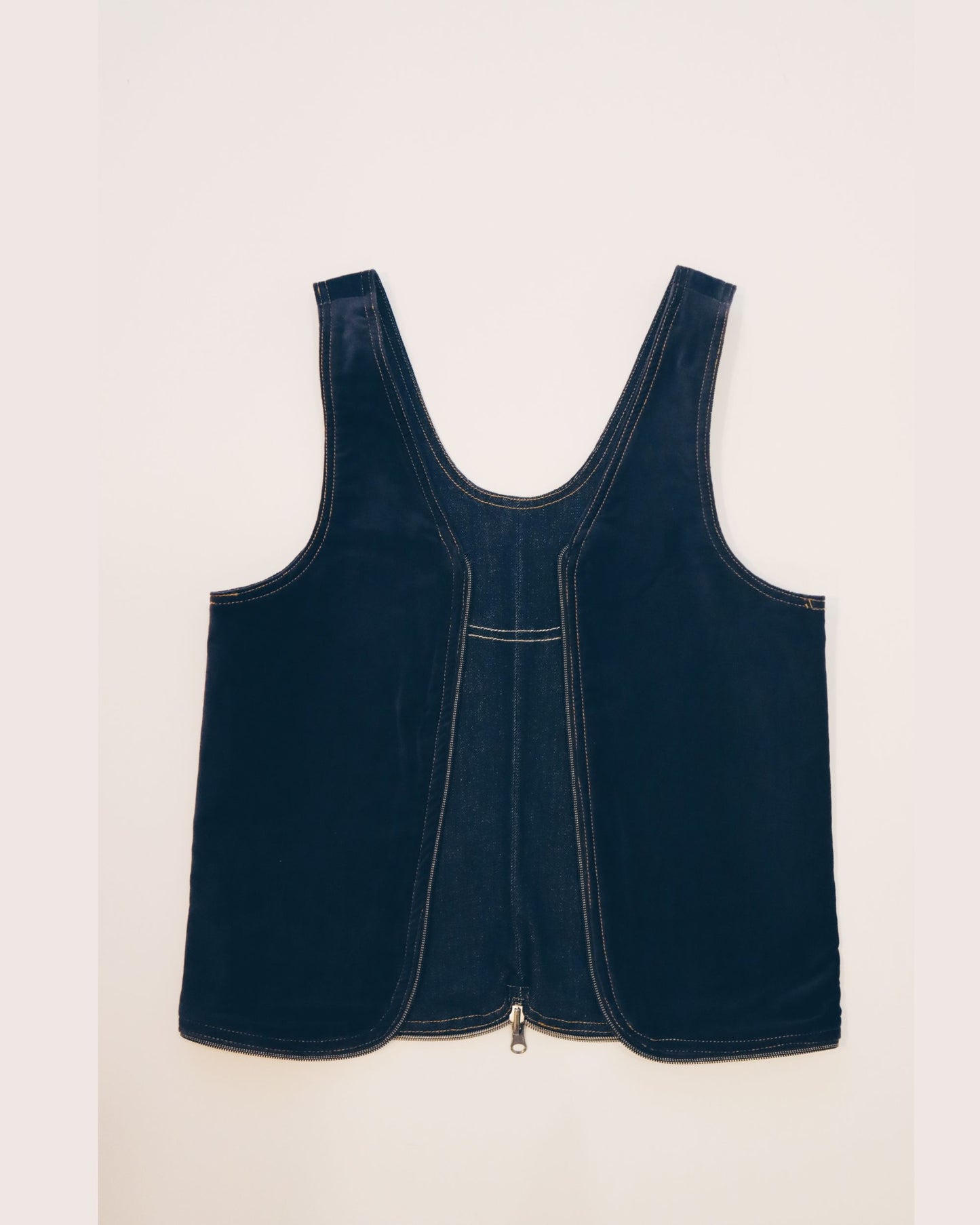 Blackout Denim Vest Bag