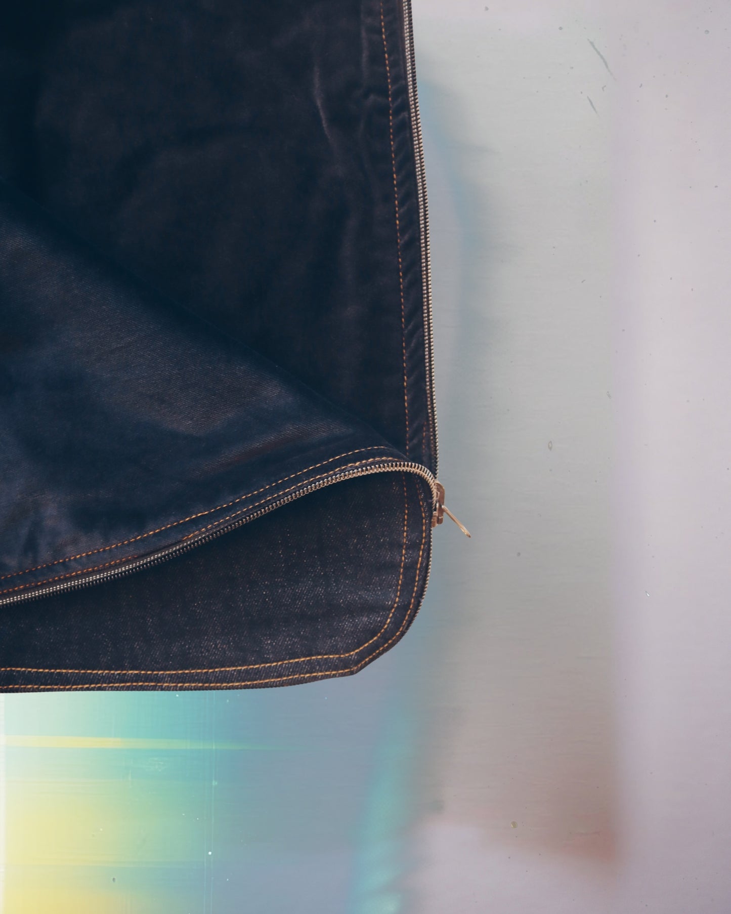 Blackout Denim Vest Bag