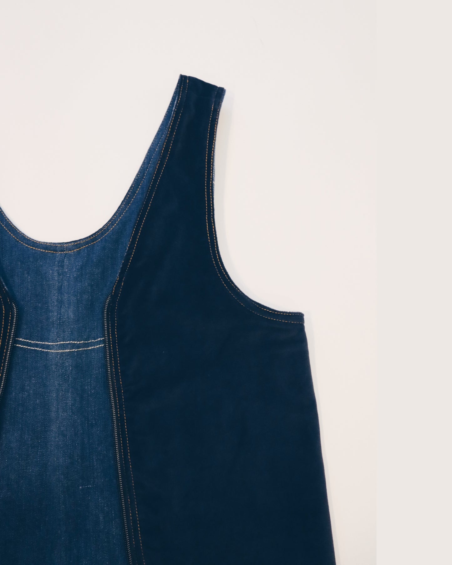 Medium Wash Denim Vest Bag