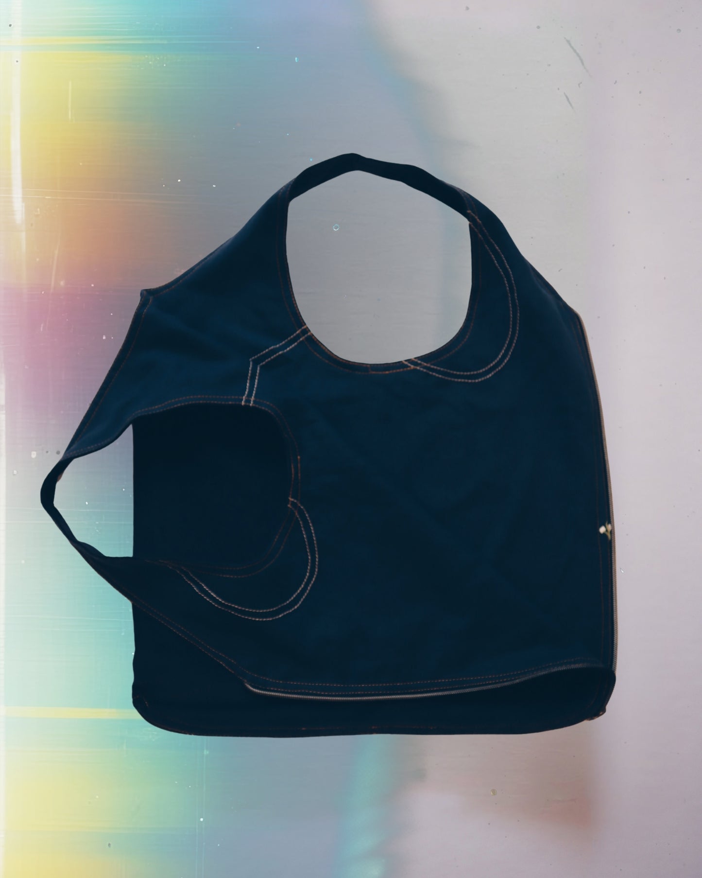 Blue Flower Vest Bag