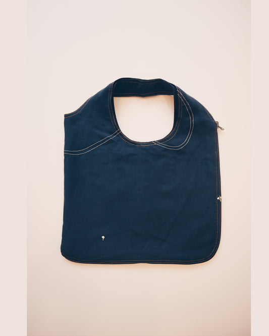 Blue Flower Vest Bag