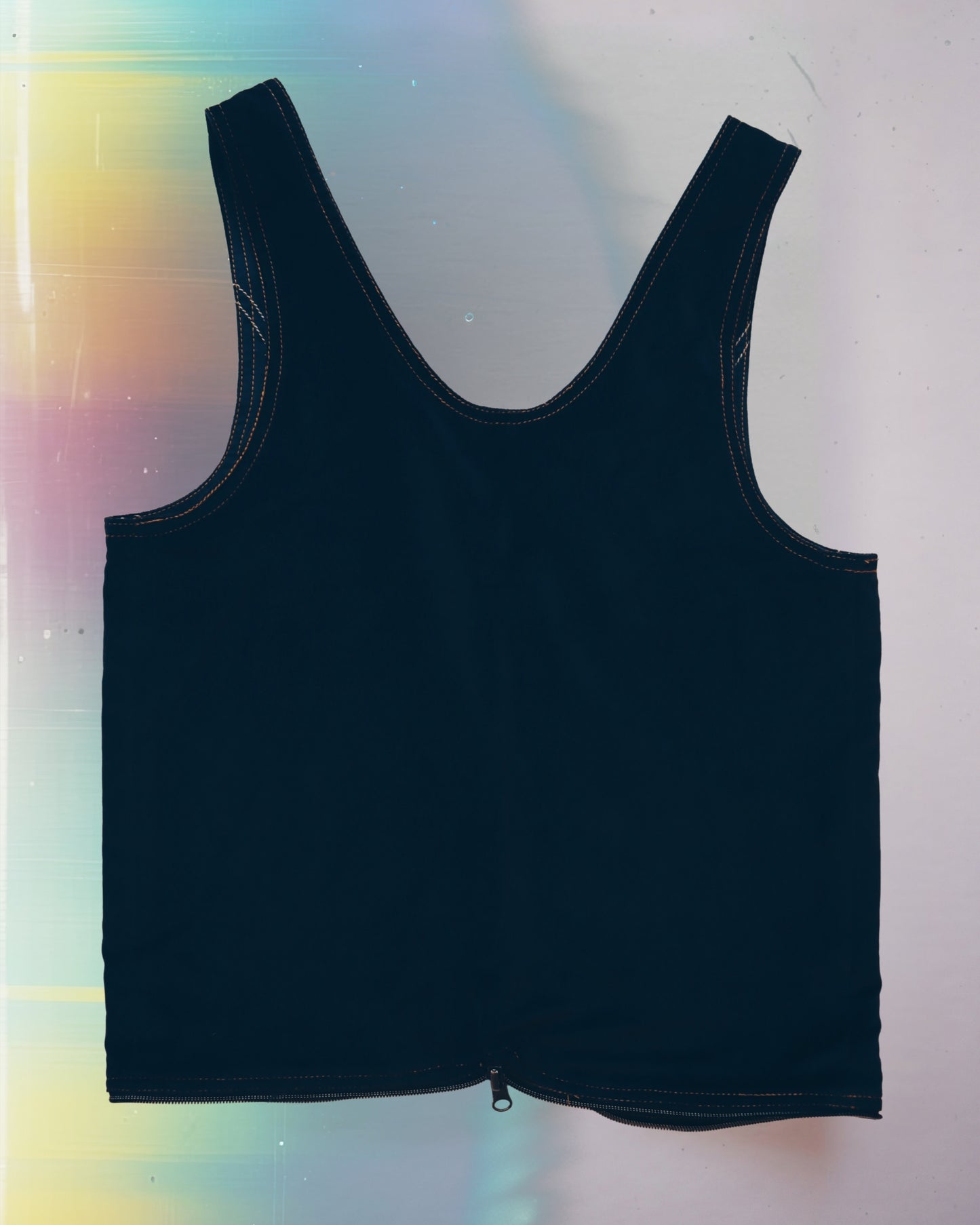 Blue Flower Vest Bag