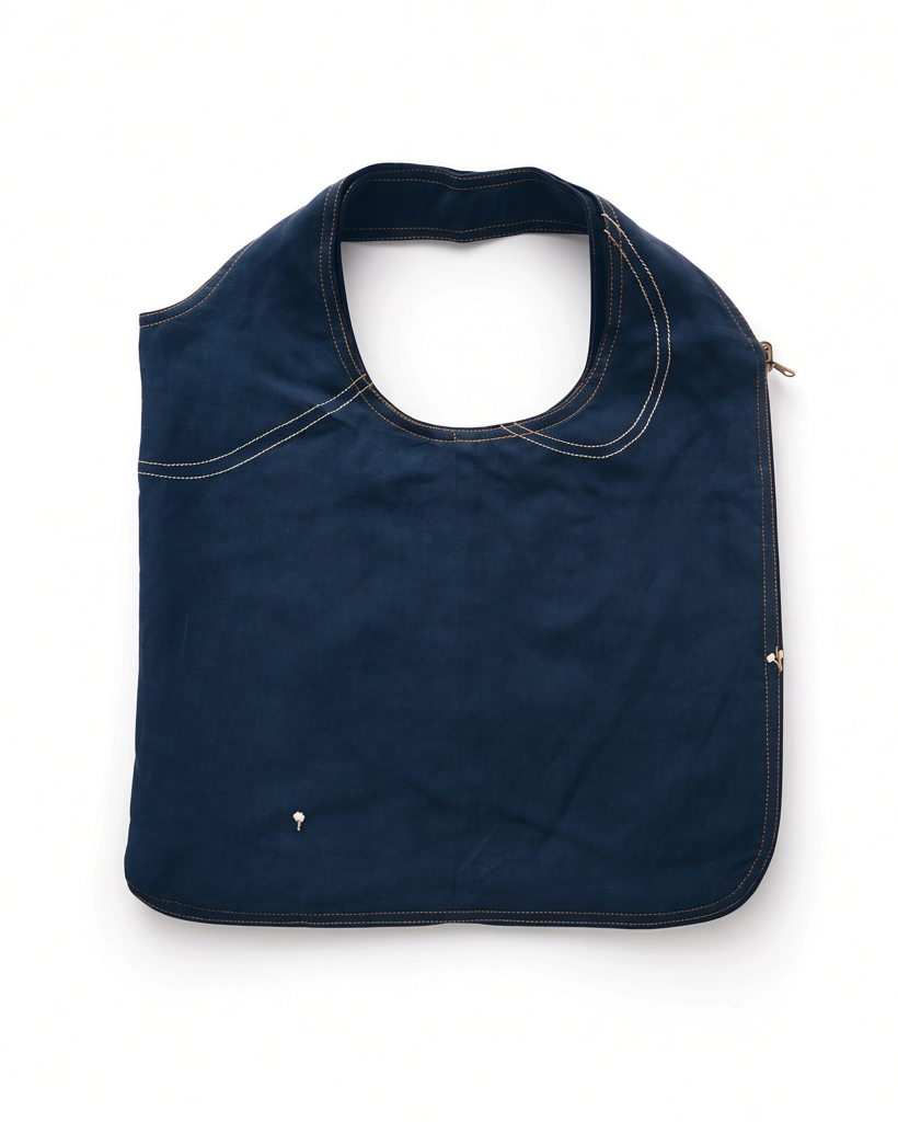 Blue Flower Vest Bag